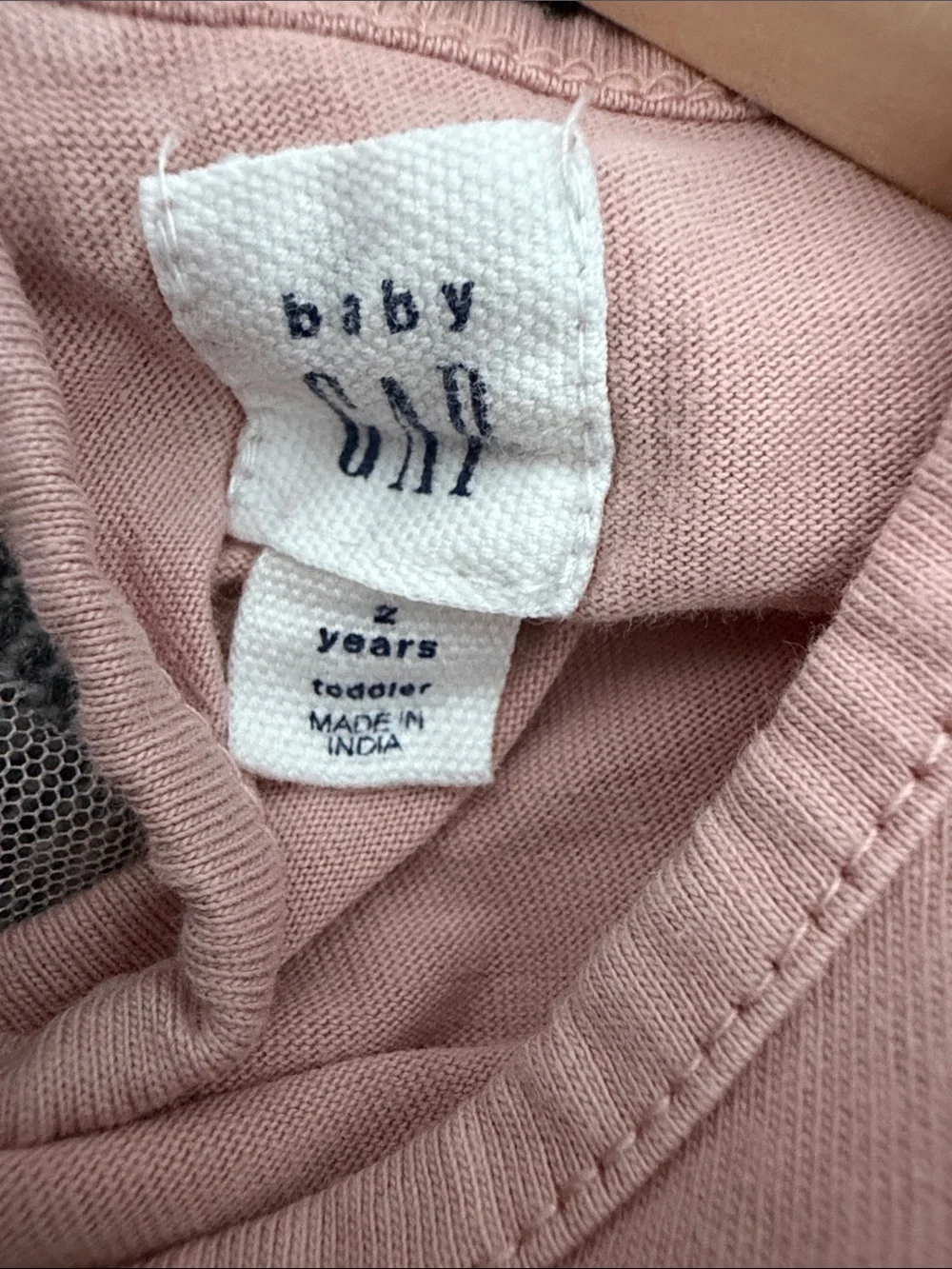 BABY GAP Girls' Dusty Rose Long-Sleeve Tulle Peplum Top ADORABLE 2T